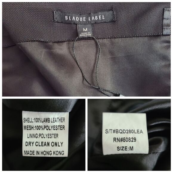 NWOT|Blaque Label Black Mesh & Leather Strapless Dress, MEDIUM - Picture 10 of 10